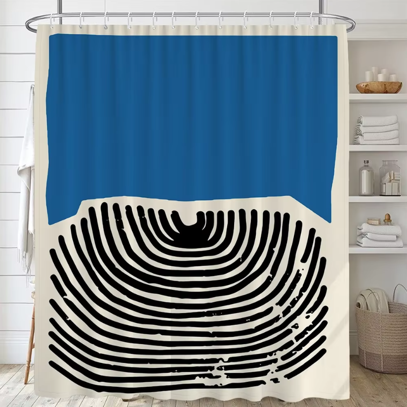 Abstract Shower Curtain