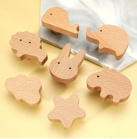 Wood Animal Wall Hooks